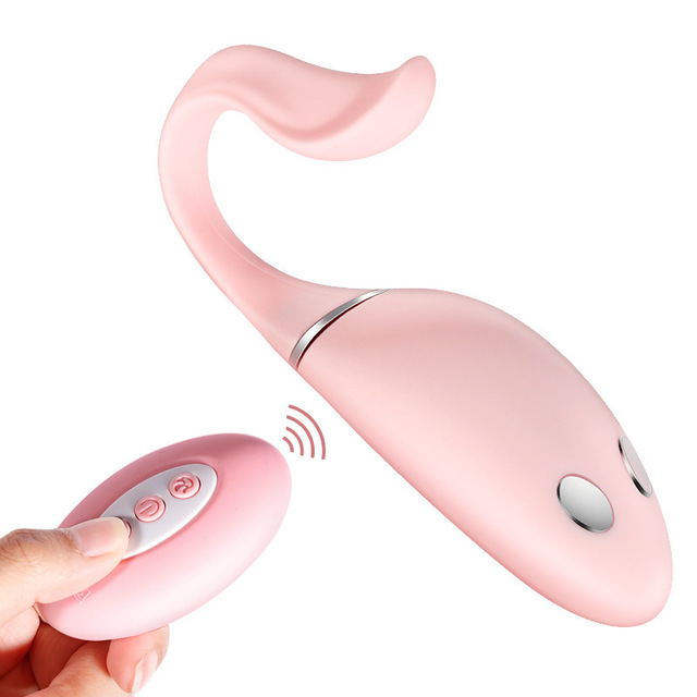 樂意萌萌隱形振動器 海豚電擊脈沖跳蛋遙控玩具女用自慰器情趣用品